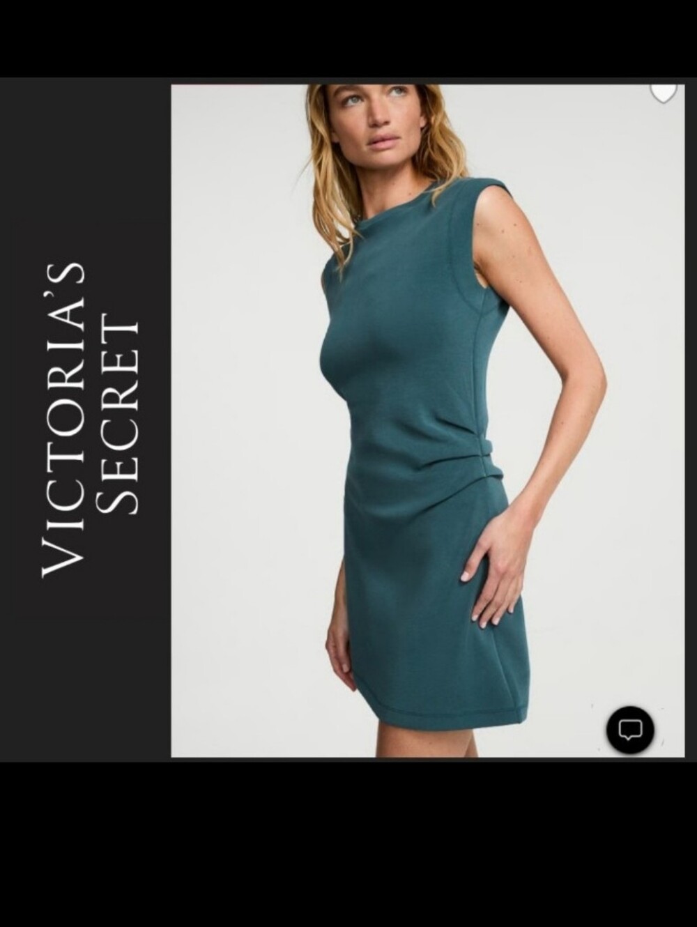 NEW VICTORIA'S SECRET VSX FEATHERWEIGHT KNIT MINI DRESS size MEDIUM